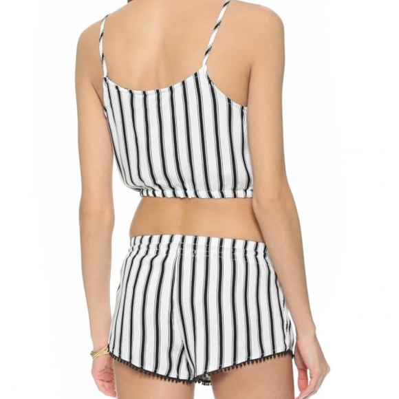 NWT HOUSE OF HARLOW 1960 SEAR STRIPE CROP TOP boho - Picture 3 of 6